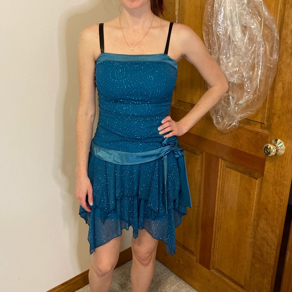 Sparkly Teal Dress